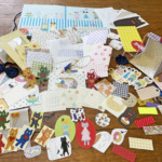 おすそ分けBOXファイル ＆miniジャバラファイル　mini立体BOX封筒　mini封筒コレクションファイル　紙モノ・ハンドメイド素材セットの商品画像